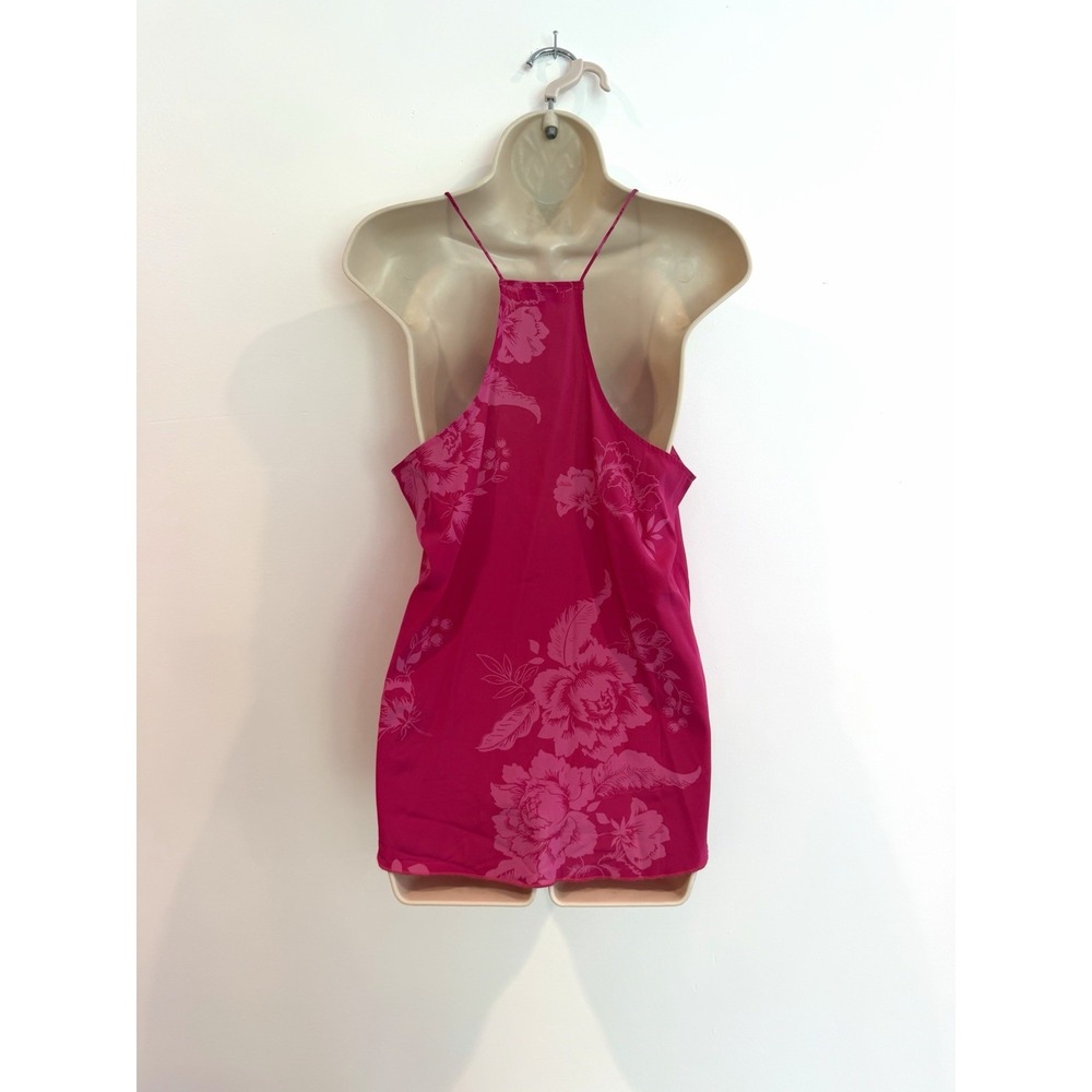 Johnny Was Etta Silk Cami Sz S Pink Floral Tank Top Boho Luxe Blouse Boho - Picture 4 of 8